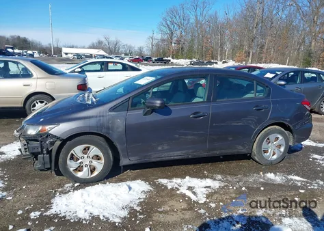 2015 Honda Civic Lx из США, поврежденный, VIN 19XFB2F55FE271753